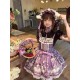 Twilight Crush Grape Pastoral Song Skirt Salopette JSKs(Reservation/3 Colours/Full Payment Without Shipping)